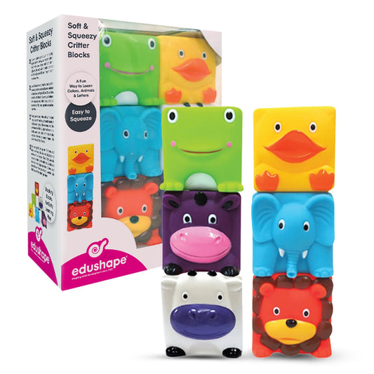 Soft & Squeezy Critter Blocks