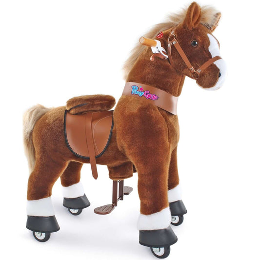 Model U Ride-On Pony Toy Age 4-7 Brown