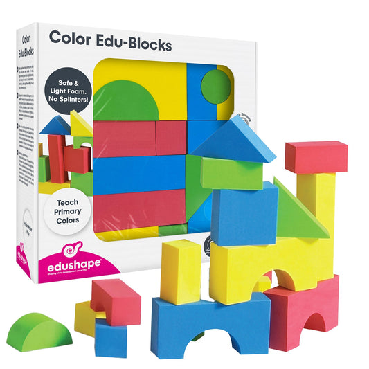 Color Edu-Blocks, 1 3/8'' (30 pc)