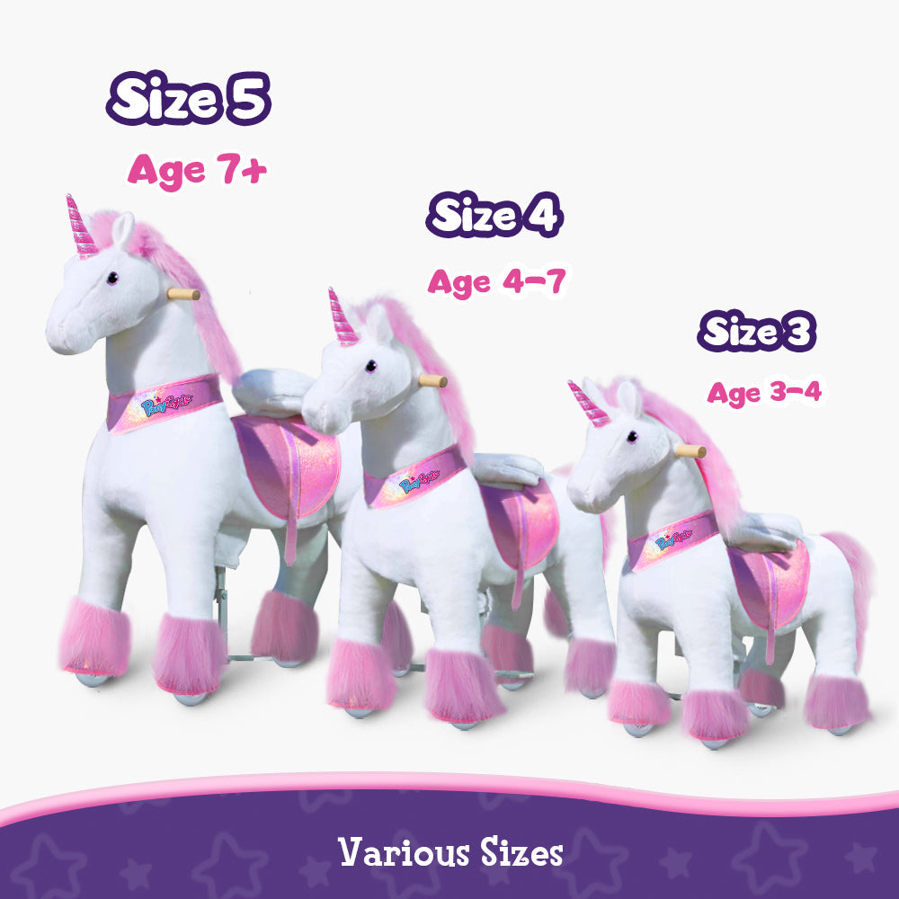 Model U Ride-On Unicorn Age 4-7 Pink