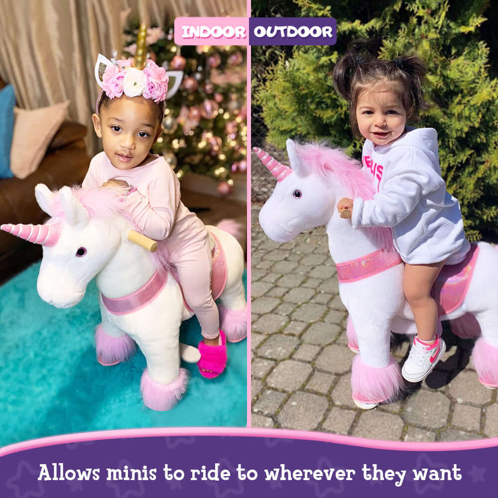 Model U Ride-On Unicorn Age 3-4 Pink